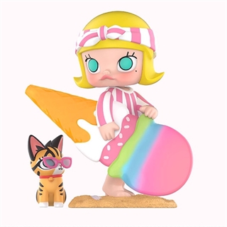 Pop Mart Molly surfer samlefigur